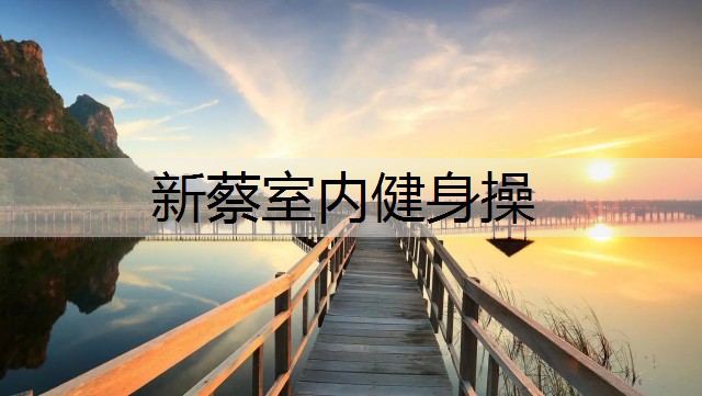 新蔡室内健身操