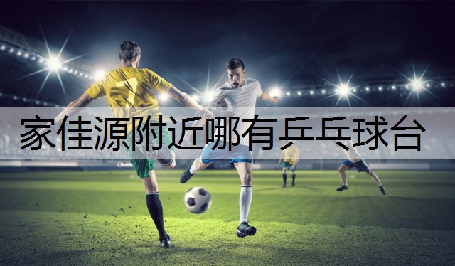 家佳源附近哪有乒乓球台