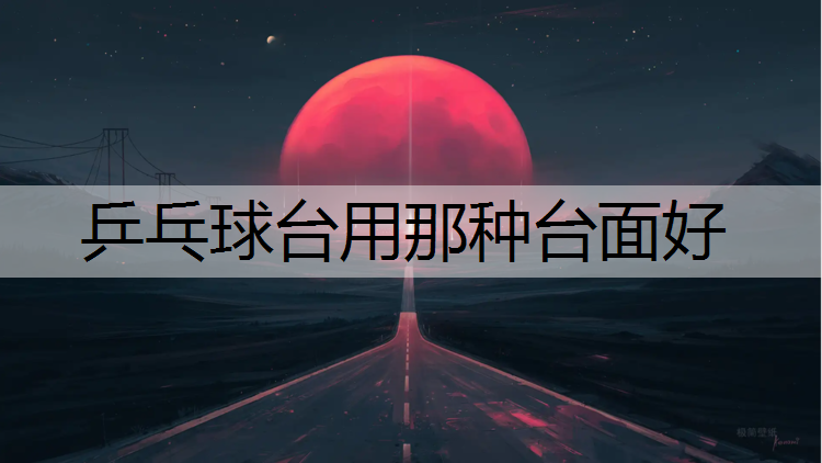 乒乓球台用那种台面好