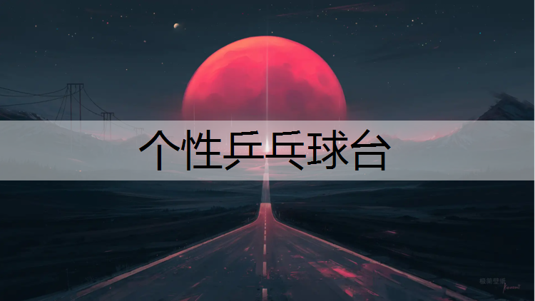 个性乒乓球台